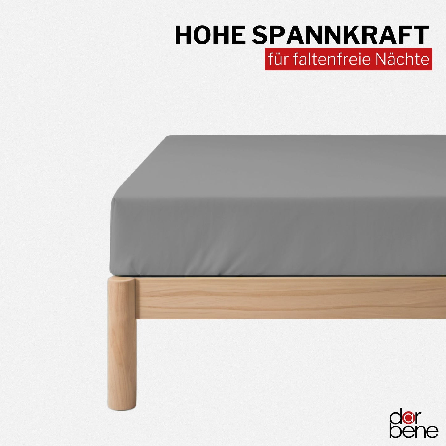 Spannbettlaken ESSENTIAL 100% Baumwolle