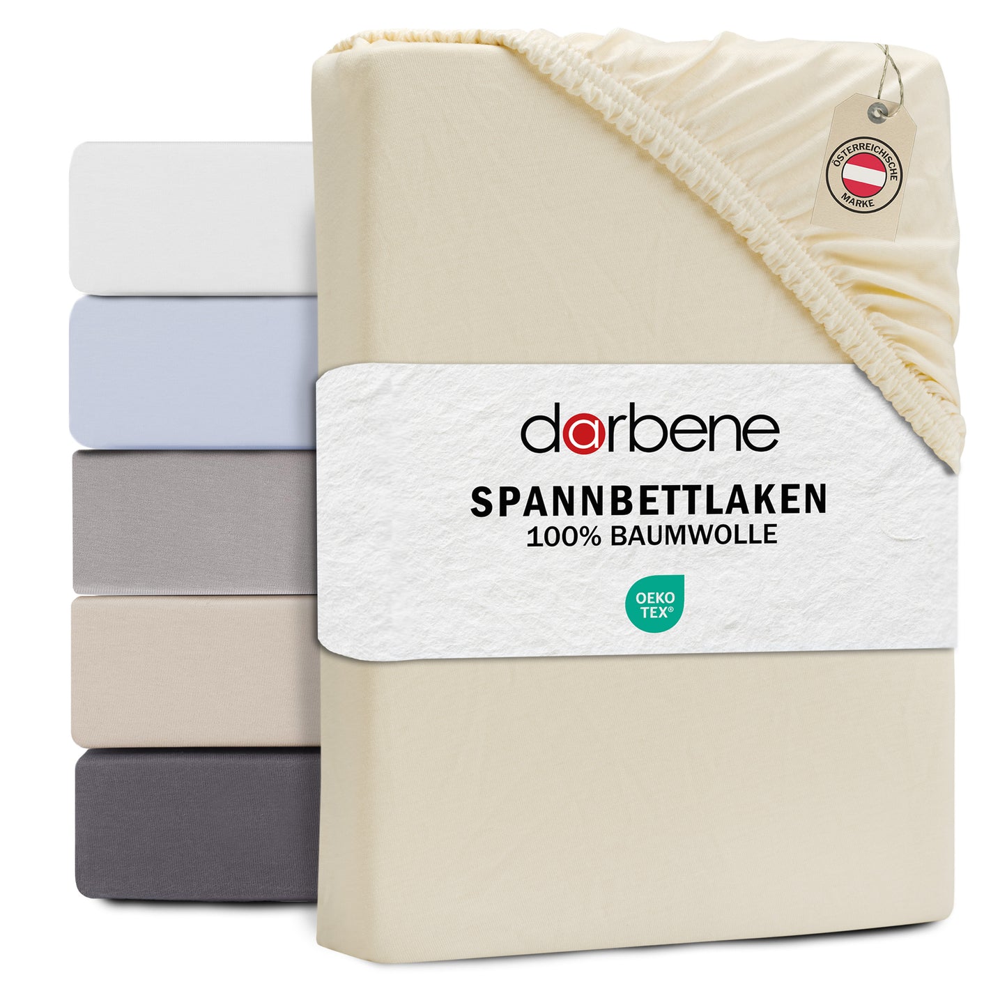Spannbettlaken ESSENTIAL 100% Baumwolle