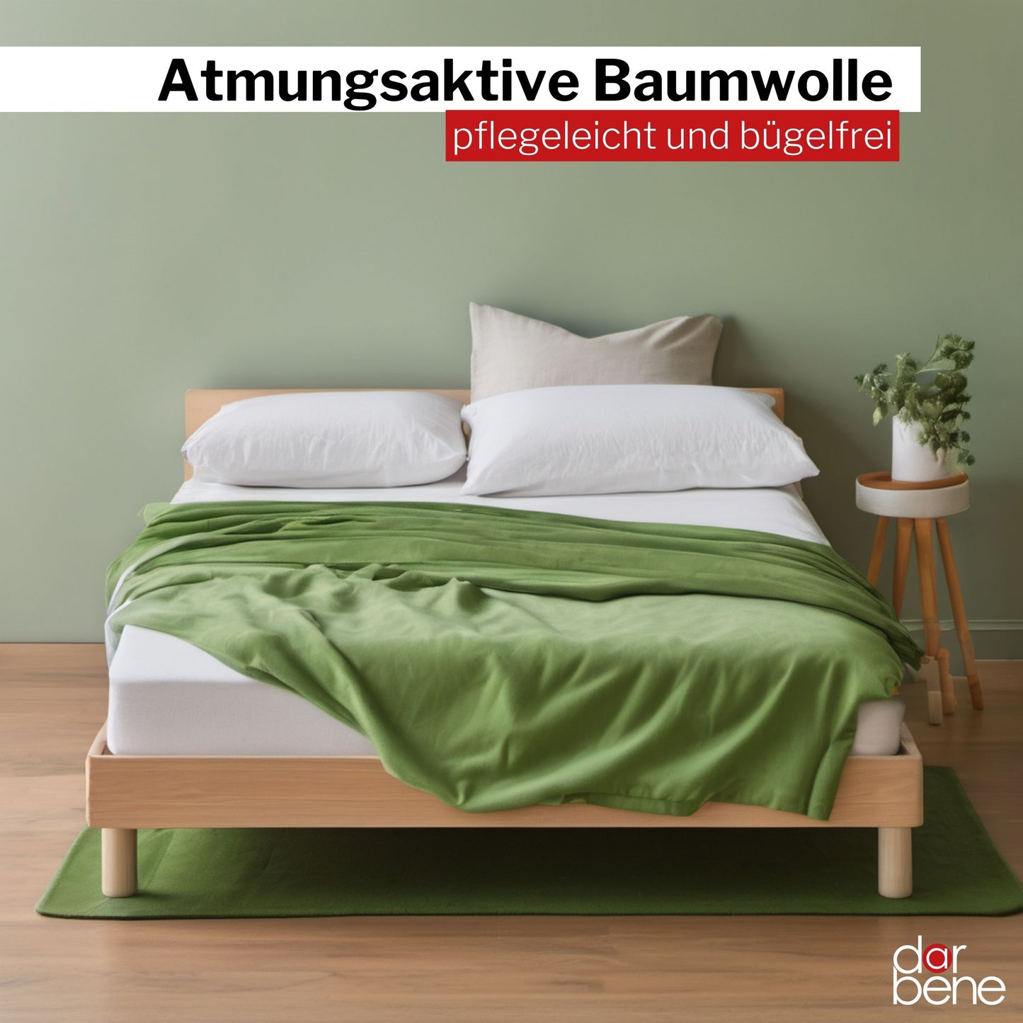 Spannbettlaken Premium 100% Baumwolle