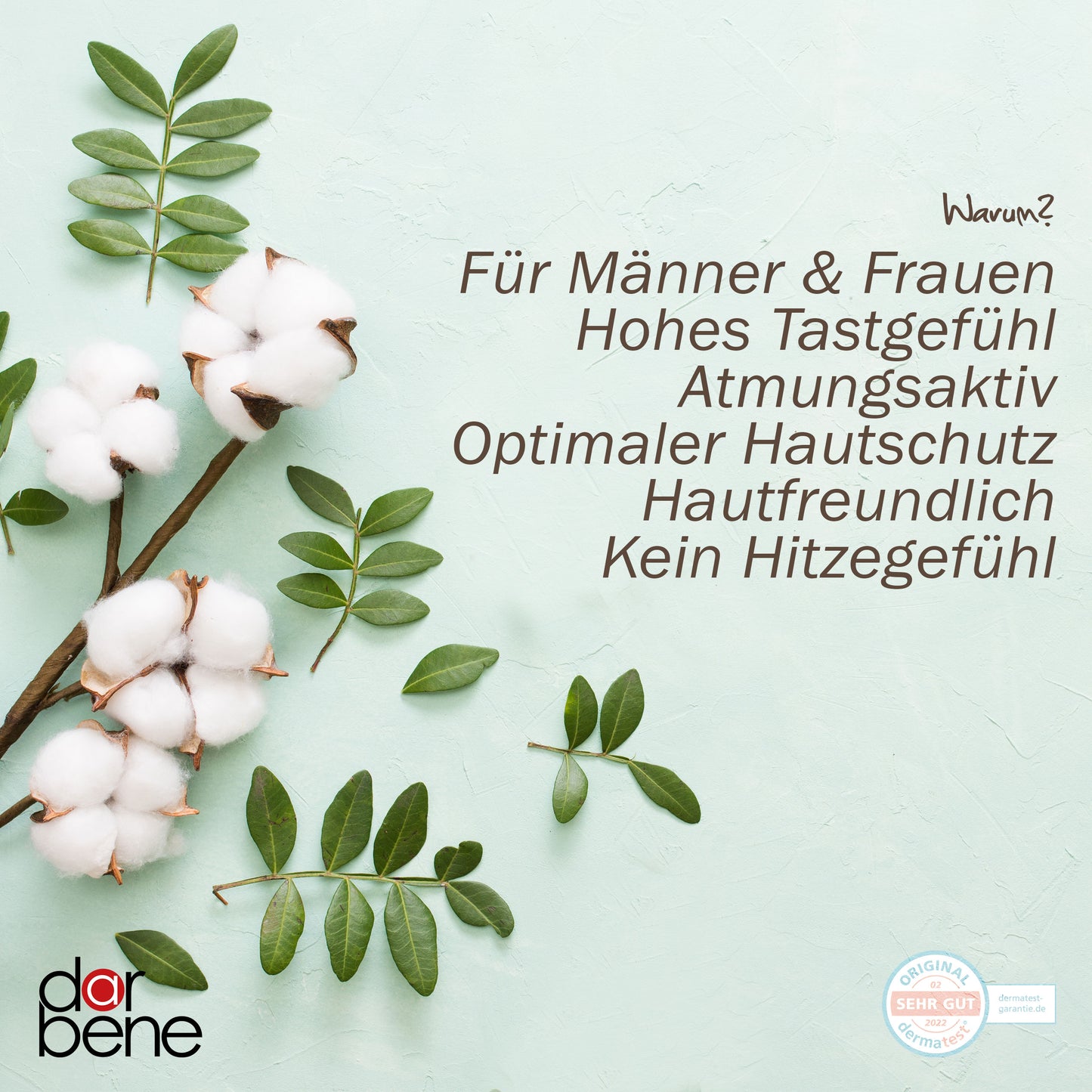 Baumwollhandschuhe Soft, Dermatest: Sehr Gut
