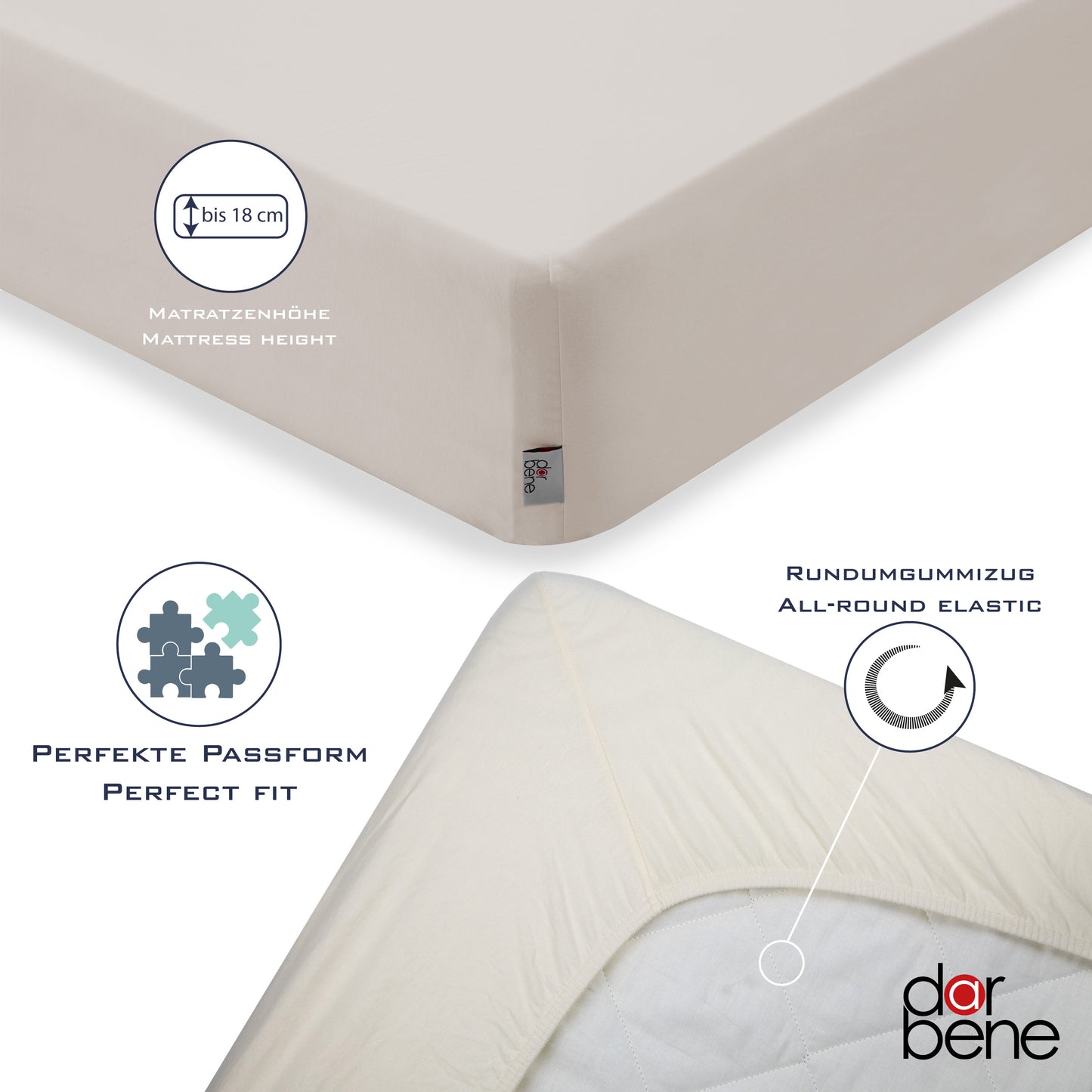 Kinder Spannbettlaken 70x140cm Premium