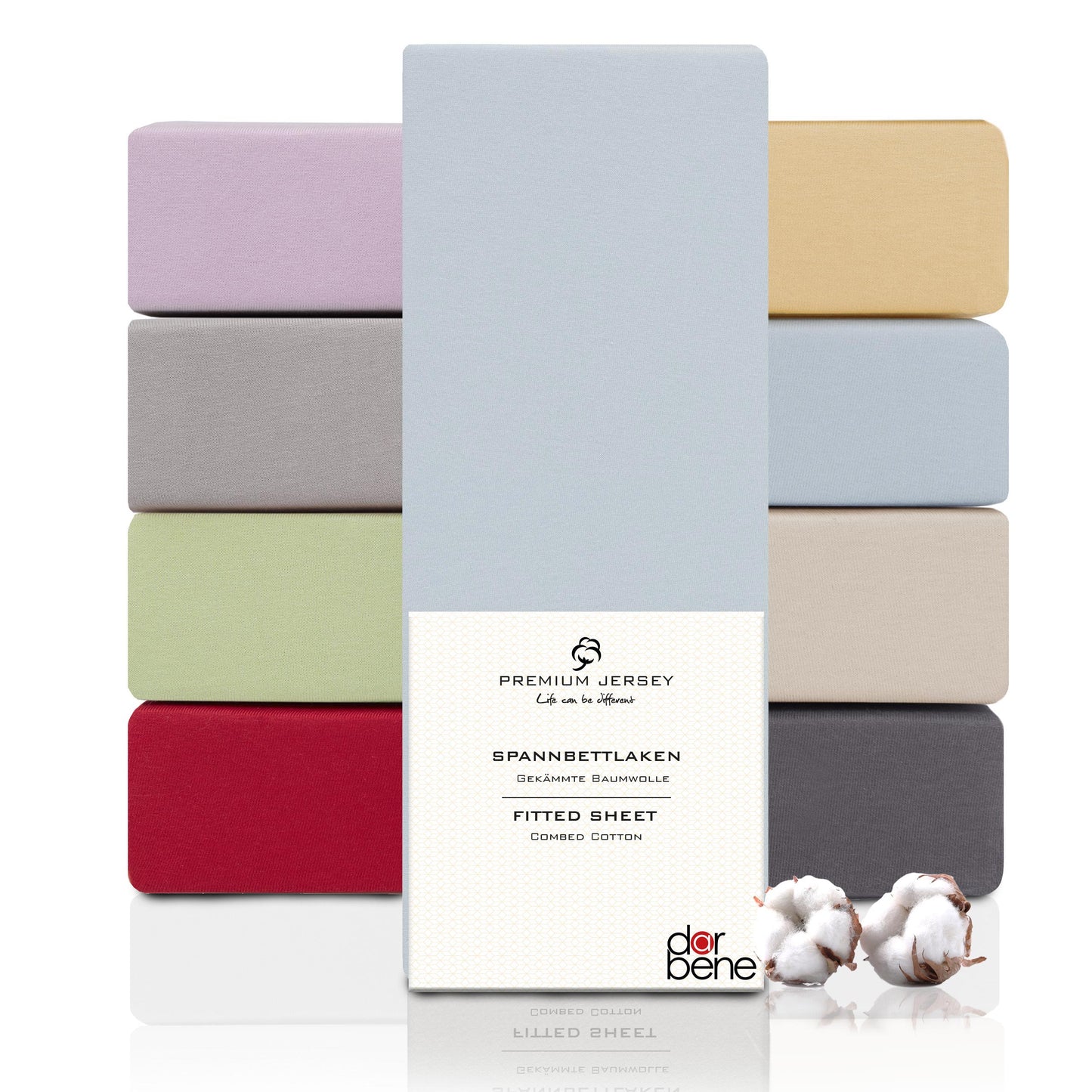Spannbettlaken Premium 100% Baumwolle