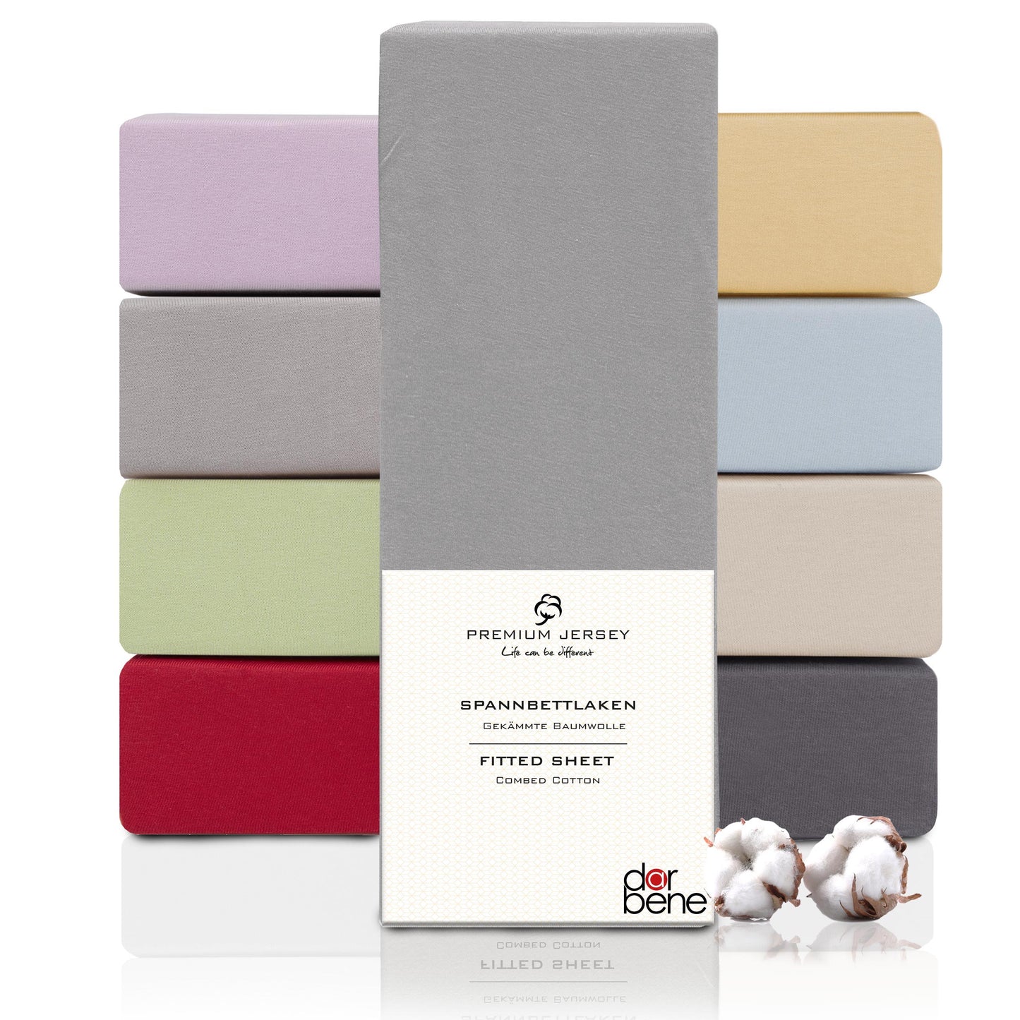 Spannbettlaken Premium 100% Baumwolle