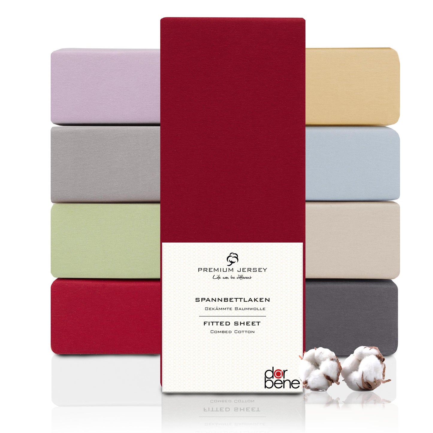 Spannbettlaken Premium 100% Baumwolle