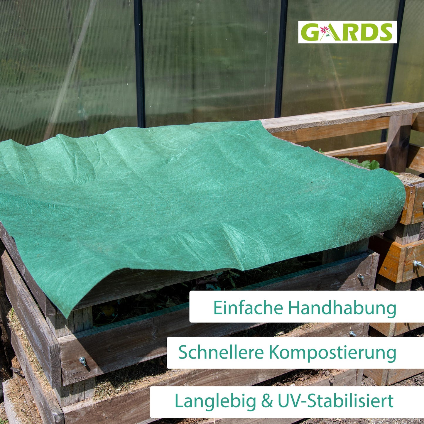 Kompostschutzvlies 1,2x1,2m 200g/m²